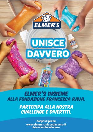Elmer's unisce davvero! Elmer's e Fondazione Francesca Rava insieme per portare aiuto ai bambini in difficoltà in Italia