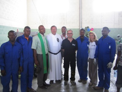 Port au prince, 11 gennaio 2013. Inaugurata l’officina di carpenteria leggera di Francisville